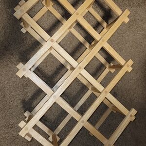 NWT! Wooden Wine Rack